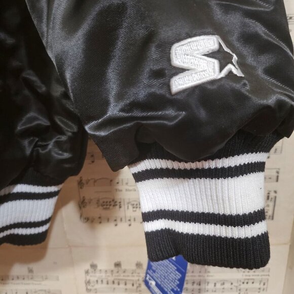 NEW Starter LA Dodgers Black Puffer Varsity Jacket Large - Picture 10 of 10